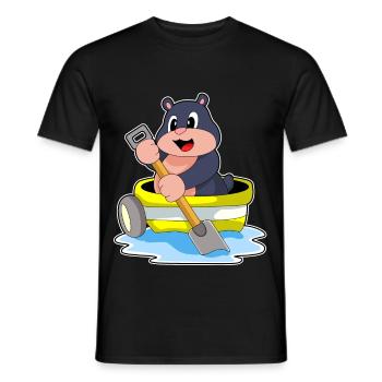 Petite Bateau Mole - T-shirt homme - noir - Devant - AI Model Male 178 light (178cm)