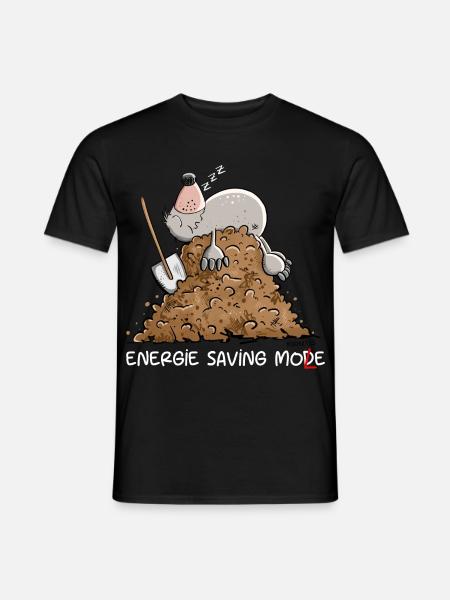 Fauler Maulwurf I Faulwurf Wortspiel I Chillen - Männer T-Shirt - Schwarz