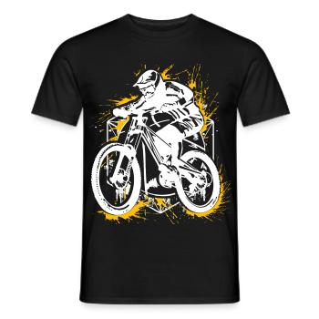 VTT VTT - VTT - VTT - T-shirt homme - noir - Devant - AI Model Male 178 light (178cm)