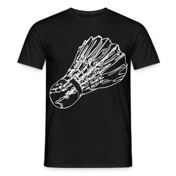 Badminton Badminton Sketch - Men's T-Shirt - black - Front - AI Model Male 178 light (178cm)