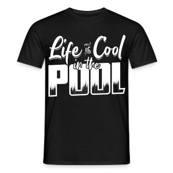 Rettungsschwimmer - Männer T-Shirt - Schwarz - Vorne - AI Model Male 178 light (178cm)