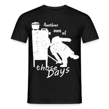 Wieder einer dieser Tage! - Männer T-Shirt - Schwarz - Vorne - AI Model Male 178 light (178cm)
