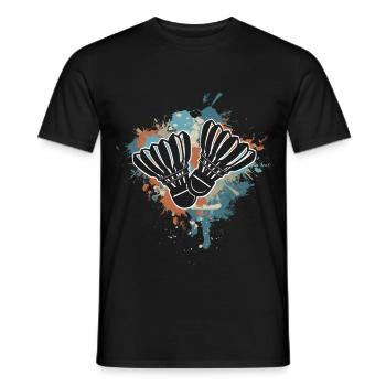Badminton - T-shirt homme - noir - Devant - AI Model Male 178 light (178cm)