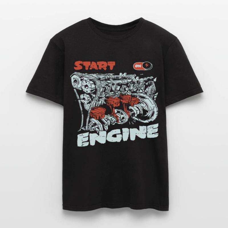 Start the engine, engine, engine Men’s T-shirt