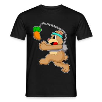 Bär Karotte - Männer T-Shirt - Schwarz - Vorne - AI Model Male 178 light (178cm)