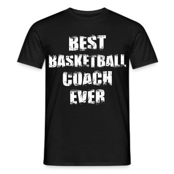 Basketball Trainer - Männer T-Shirt - Schwarz - Vorne - AI Model Male 178 light (178cm)