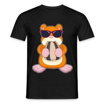 Hamster Seeds - Men's T-Shirt - black - Front - AI Model Male 178 light (178cm)