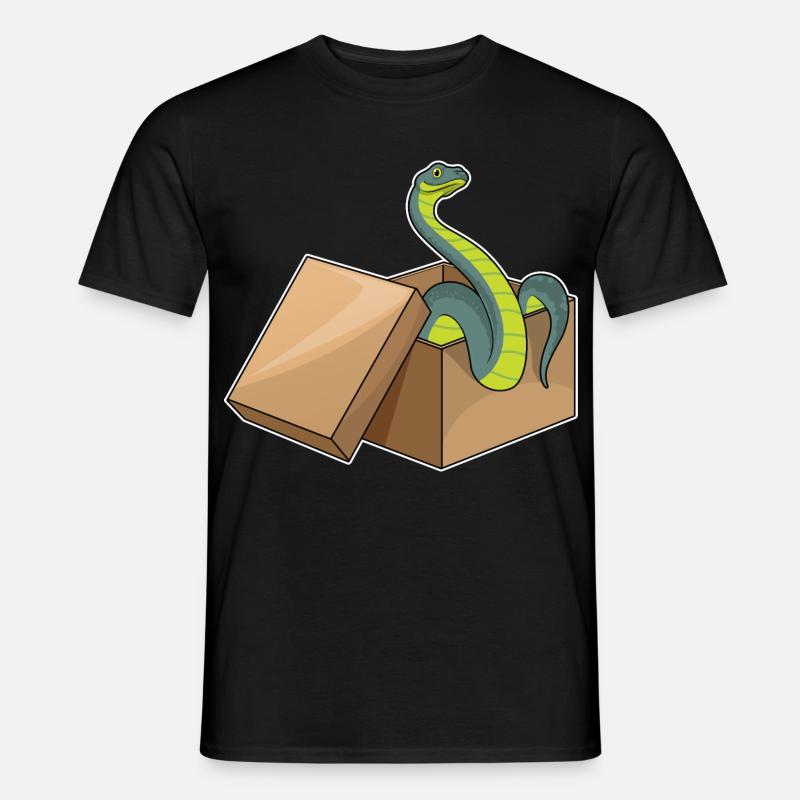 Snake Box - Men's T-Shirt - black