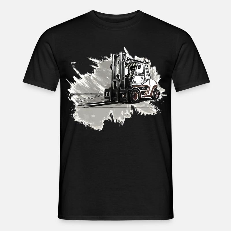Gabelstapler - Männer T-Shirt - Schwarz