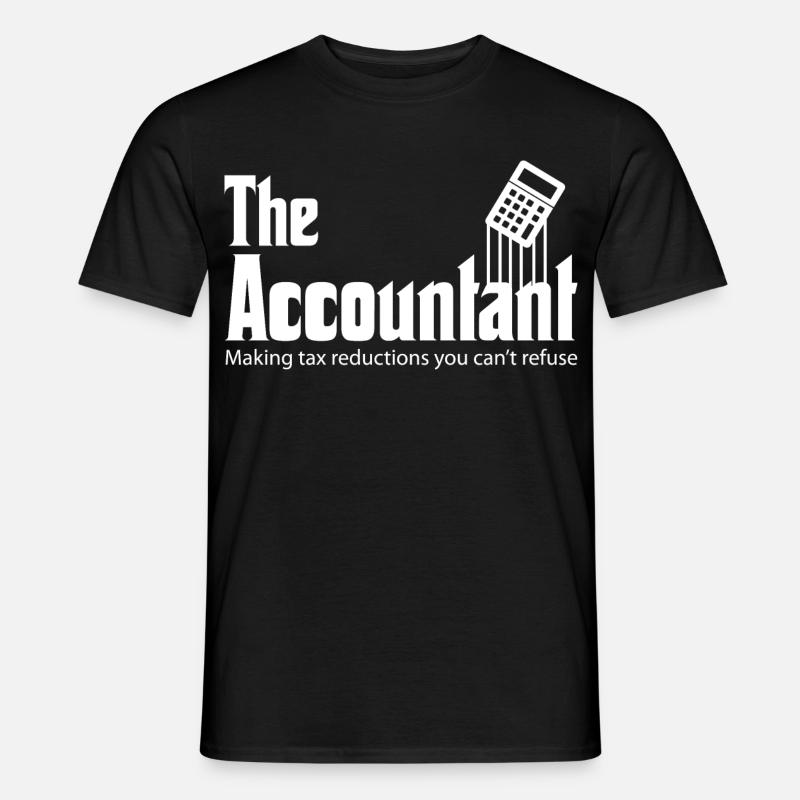 Comptable Drôle CPA Cadeau Comptable Humour Usurpation - T-shirt homme - noir