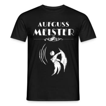 Sauna Aufgussmeister - Männer T-Shirt - Schwarz - Vorne - AI Model Male 178 light (178cm)