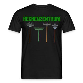 Rechenzentrum Gärtner Natur Landschaftsgärtner - Männer T-Shirt - Schwarz - Vorne - AI Model Male 178 light (178cm)