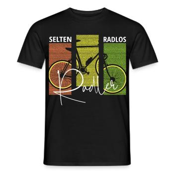 Radler selten radlos Geschenk - Männer T-Shirt - Schwarz - Vorne - AI Model Male 178 light (178cm)
