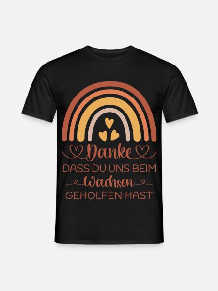 Erzieherin Danke Abschied Kita Kindergarten  - Männer T-Shirt - Schwarz