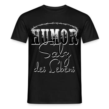 Humour Sel de Vie - T-shirt homme - noir - Devant - AI Model Male 178 light (178cm)