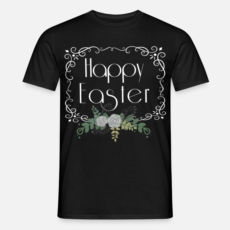 Joyeuses Pâques - T-shirt homme - noir