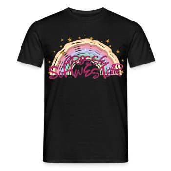 Grosse Schwester Familie Geburt - Männer T-Shirt - Schwarz - Vorne - AI Model Male 178 light (178cm)