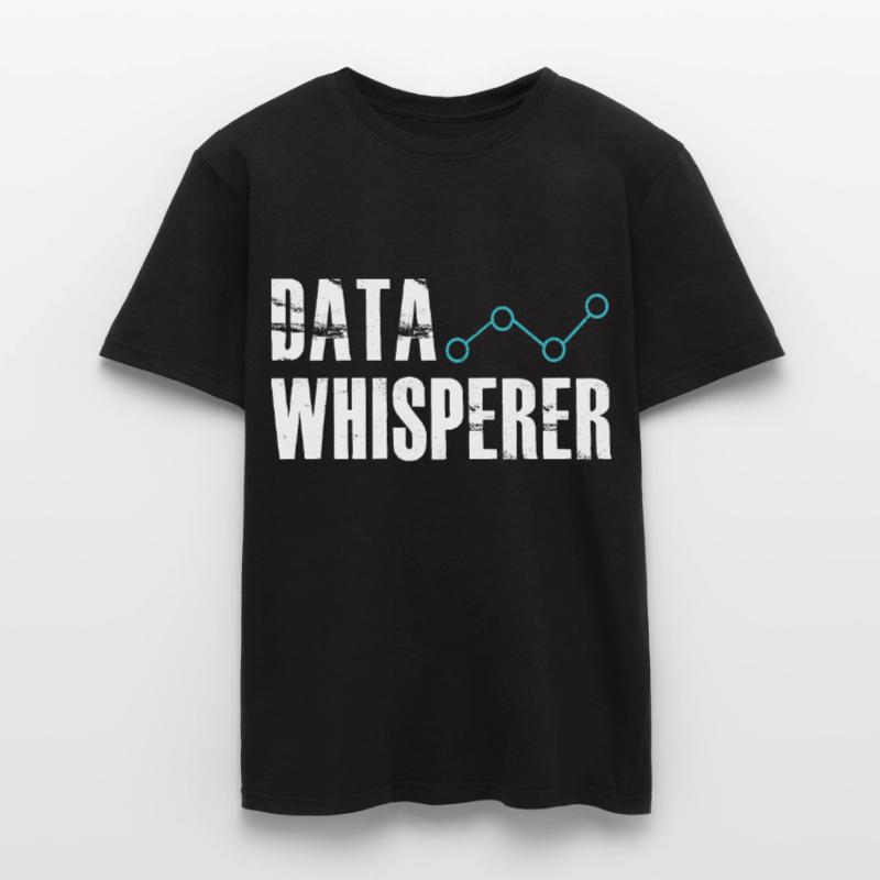 Data Whisperer Science Analyst Software Engineer Männer T-Shirt