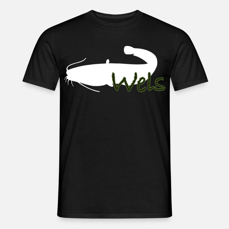 Wels - Männer T-Shirt - Schwarz