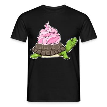 Schildkröte Zuckerguss - Männer T-Shirt - Schwarz - Vorne - AI Model Male 178 light (178cm)