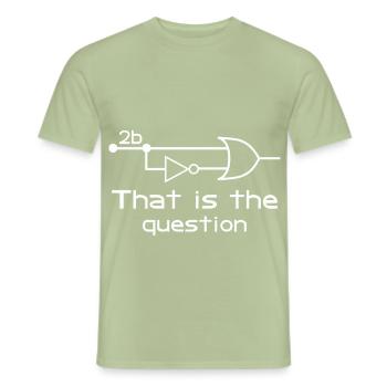 To Be Or Not To Be Electrical Engineer Circuit - Männer T-Shirt - Sage - Vorne - AI Model Male 178 light (178cm)