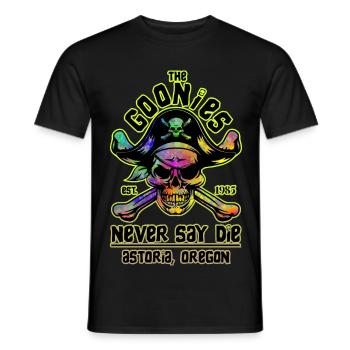 THE GOONIES 6 - Männer T-Shirt - Schwarz - Vorne - AI Model Male 178 light (178cm)