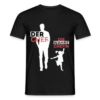 Vater Tochter Partnerlook Vatertag Papa Tochter - Männer T-Shirt - Schwarz - Vorne - AI Model Male 178 light (178cm)