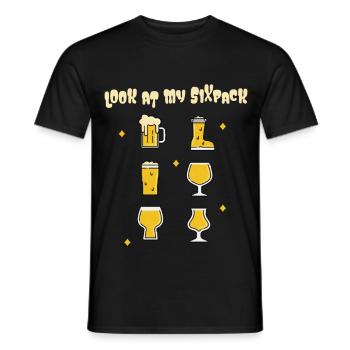 Craftbier Stilvolles Design für Bierliebhaber - Männer T-Shirt - Schwarz - Vorne - AI Model Male 178 light (178cm)
