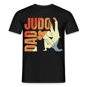 Judo Papa - T-shirt homme - noir - Devant - AI Model Male 178 light (178cm)