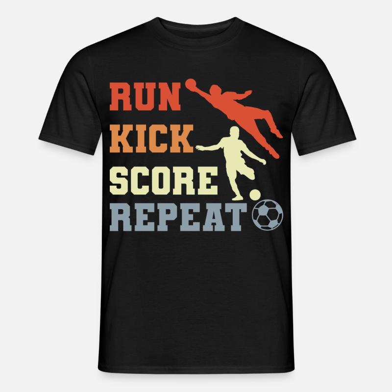 Fußballspieler Routine - Männer T-Shirt - Schwarz