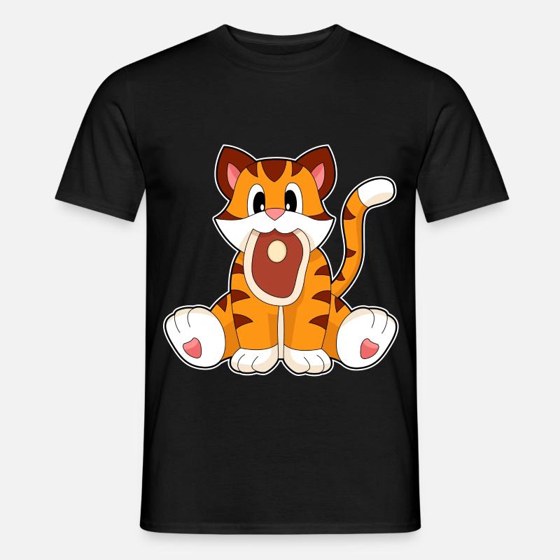 Tiger Fleisch - Männer T-Shirt - Schwarz