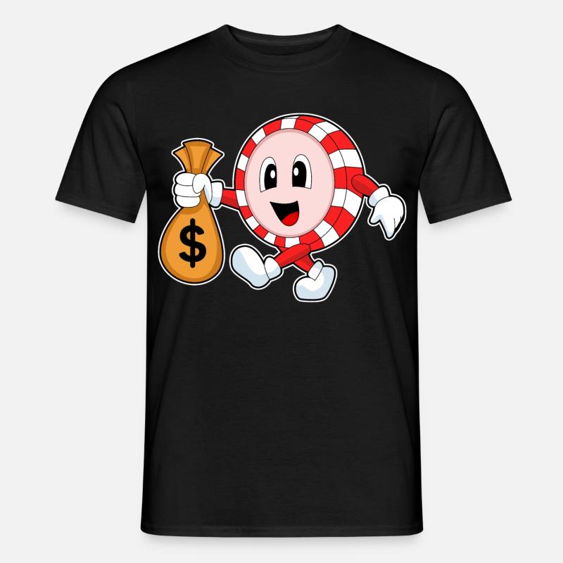 Pokerchips Poker - Männer T-Shirt - Schwarz