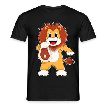 Viande de lion - T-shirt homme - noir - Devant - AI Model Male 178 light (178cm)