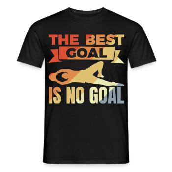 Gardien de but - T-shirt homme - noir - Devant - AI Model Male 178 light (178cm)