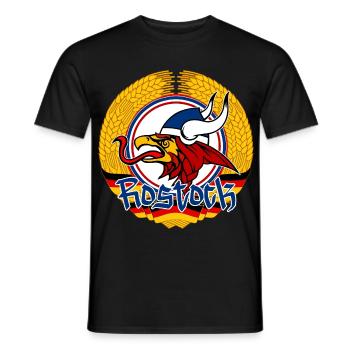 Rostock Rostocker DDR Ährenkranz - T-shirt homme - noir - Devant - AI Model Male 178 light (178cm)