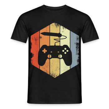 Artiste du jeu - T-shirt homme - noir - Devant - AI Model Male 178 light (178cm)