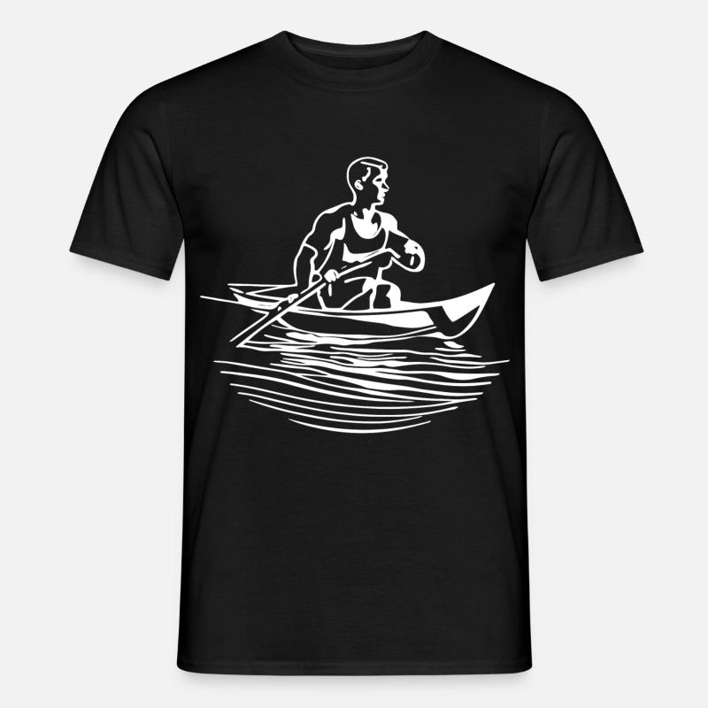 Kanute - Männer T-Shirt - Schwarz