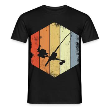 Vintage Angel - Männer T-Shirt - Schwarz - Vorne - AI Model Male 178 light (178cm)
