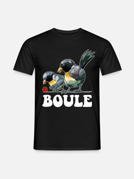 Boules de boules de boules pour pétanque - T-shirt homme - noir