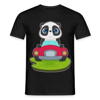 Voiture Panda - T-shirt homme - noir - Devant - AI Model Male 178 light (178cm)
