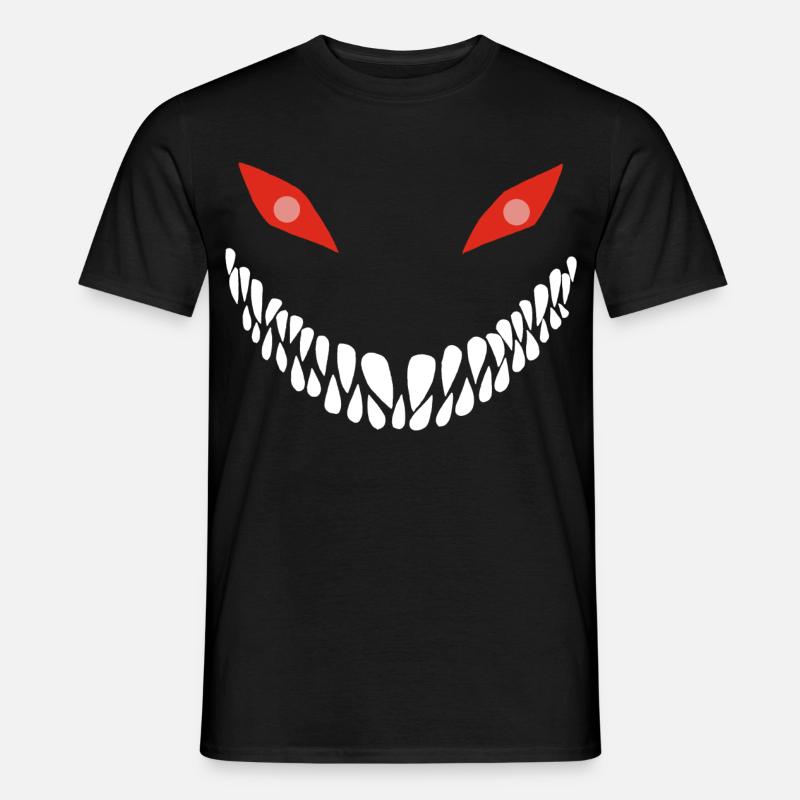 Fleischfressendes Lächeln - Männer T-Shirt - Schwarz