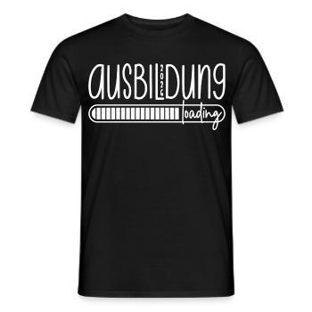 Ausbildung 2026 loading - Azubi - Auszubildender - Männer T-Shirt - Schwarz - Vorne - AI Model Male 178 light (178cm)