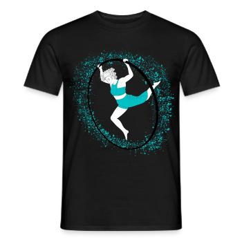 Cyr Wheel - Men's T-Shirt - black - Front - AI Model Male 178 light (178cm)