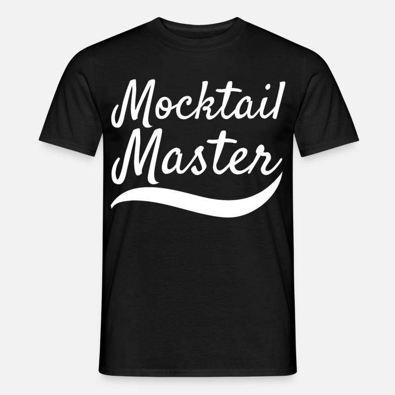 Mocktail Master - Männer T-Shirt - Schwarz