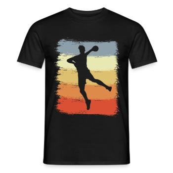 Handball pour enfants - T-shirt homme - noir - Devant - AI Model Male 178 light (178cm)
