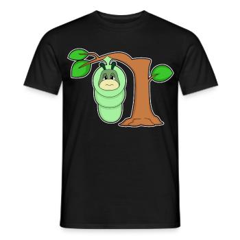 Sac de couchage Caterpillar - T-shirt homme - noir - Devant - AI Model Male 178 light (178cm)