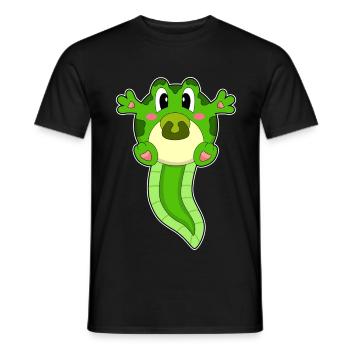 Frog Baby Pacifier - Men's T-Shirt - black - Front - AI Model Male 178 light (178cm)