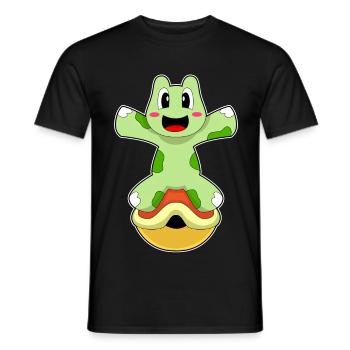Tortue sans carapace - T-shirt homme - noir - Devant - AI Model Male 178 light (178cm)