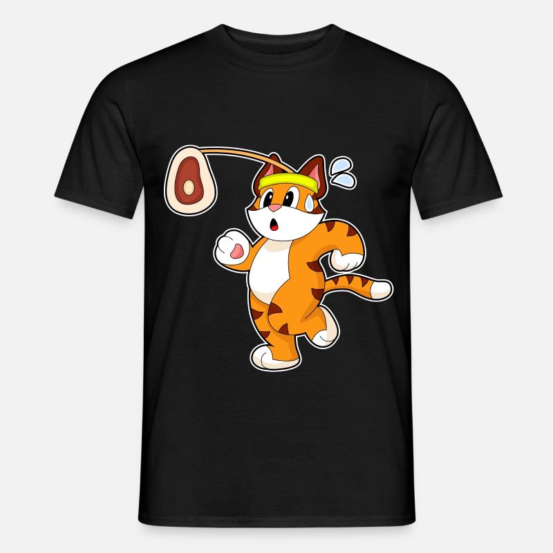 Tiger Fleisch - Männer T-Shirt - Schwarz