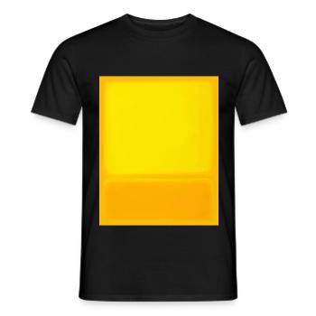 Le style Rothko en couleurs numériques - T-shirt homme - noir - Devant - AI Model Male 178 light (178cm)
